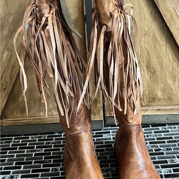 BedStu Hoplia Fringe Trim Riding Boot 9, NEW! - Picture 3 of 6
